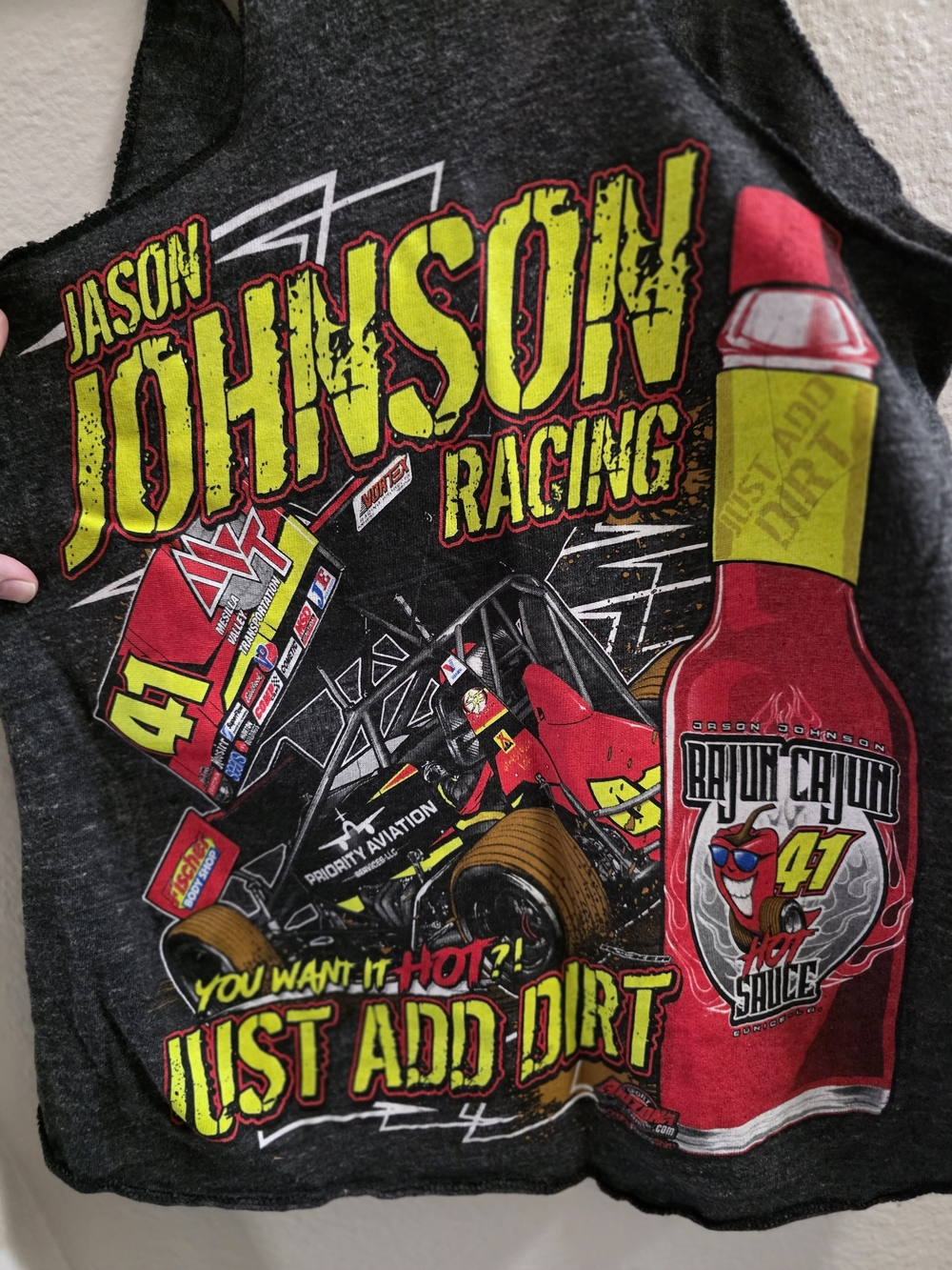 Womens Sprint Car Racing Tank Jason Johnson